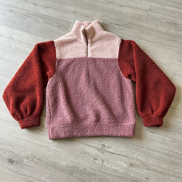 Universal Thread Sweaters - Universal Thread color block Sherpa sz XS